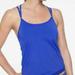 Athleta Swim | Athleta 36 Bc Caspian Blue Cross Back Tankini Top | Color: Blue | Size: 36bc