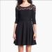 Lilly Pulitzer Dresses | Lily Pulitzer Fit And Flare Lace Dress | Color: Black | Size: M