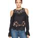 Jessica Simpson Tops | Jessica Simpson Cold Shoulder Top. | Color: Black | Size: S