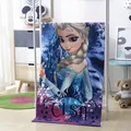 Serviette de bain dessin animé Disney pour enfants Mickey Mouse Elsa Spiderman Sofia pour