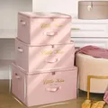 Boîte de rangement pour vêtements et couettes grande armoire domestique tissu satiné pliable