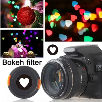 Kit d'objectif Bokeh Prix capuchon d'objectif à effet filtre pour la photographie artistique et