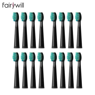 FAIRYWILL – Têtes de brosse à dents électrique sonique outil de rechange ensemble de 4 à 8 pièces