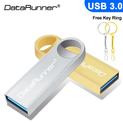 DataRunner-Clé USB 128 métallique haute vitesse 16 Go 32 Go 64 Go 256 Go 3.0 Go étanche