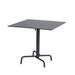 iSiMAR Muelle Folding Galvanized Steel Dining Table Metal in White | 29.1 H x 27.6 W x 27.6 D in | Outdoor Dining | Wayfair 9271_IW