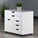 Inbox Zero Crandon 4 Or More. -Drawer Storage Cabinet Wood in Black | 26.3 H x 30.71 W x 15.98 D in | Wayfair 4F10C666113546D7B3B74AE71B47F139