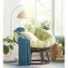 Papasan Chair - Beachcrest Home™ Zowie 42" Wide Tufted Papasan Chair Microfiber/Microsuede in Green | 42 W x 42 D in | Wayfair BCMH2016 42101685