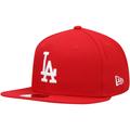 Men's New Era Red Los Angeles Dodgers White Logo 59FIFTY Fitted Hat