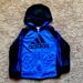 Adidas Jackets & Coats | Adidas Zip Up Sweater With Hoodie | Color: Black/Blue | Size: 7g