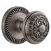 Grandeur Newport Solid Brass Rose Privacy Door Knob Set with Windsor