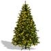 Pre-Lit Artificial PVC Christmas Tree w/ LED Lights & Stand-7' - 7ft