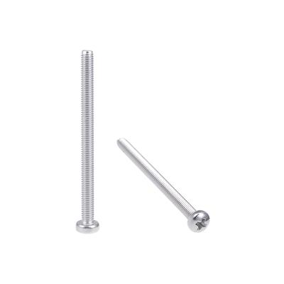 M3x40mm Machine Screws Pan Phillips Cross Head Fasteners Bolt 100Pcs - M3x40mm 100Pcs