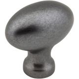 Jeffrey Alexander Lyon 1-9/16 Inch Oval Cabinet Knob