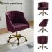 Modern Upholstered Adjustable Swivel Office Chair by HULALA HOME
