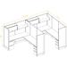 Modular Office Desk Furniture 67H 2pack Inline Unpowered Cubicles