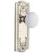 Grandeur Parthenon Solid Brass Rose Privacy Door Knob Set with Hyde