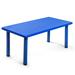 Gymax Kids Plastic Rectangular Learn and Play Table Playroom