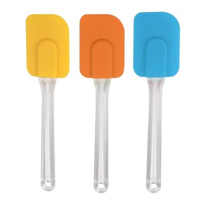 3pcs Flexible Silicone Spatula Set Heat Resistant Non Stick - 7.3