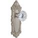 Grandeur Grande Victorian Solid Brass Rose Privacy Door Knob Set with