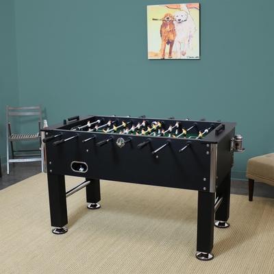 55" Foosball Game Table with Drink Holders - Sports Arcade Soccer