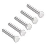 5/16-18x2" UNC Hex Head Screw Bolts Stainless Steel Hex Tap Bolts 5pcs - 5/16" x 2" 5pcs