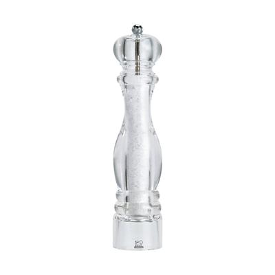 Peugeot Nancy Acrylic Salt Mill, 12", Clear