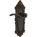 Grandeur Grande Victorian Solid Brass Rose Passage Door Lever Set with