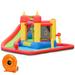 Inflatable Water Slide Jumping Bounce House with 740 W Blower - Multi - 14' x 13' x 7.5' (L x W x H)