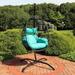 Dalia Hanging Egg Chair with Seat Cushions and Stand - 81-Inch