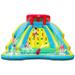 Double Side Inflatable Water Slide Park with Climbing Wall for Outdoor Without Blower - 178" x 144" x 92" (L x W x H)