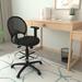 Boss Mesh Back Drafting Chair with Adjustable Arms