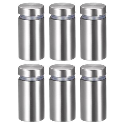 Glass Standoff Mount Stainless Steel Wall Standoff 16 x 32mm 6Pcs - 16mm x 32mm (6 Pack)