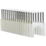 ARROW FASTENER 591189 Clear T59 Insulated Staples for RG59 quad & RG6, 5/16" x 5/16", 300 pk - Pictured