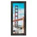 11x36 Frame Black Barnwood Picture Frame - Modern Photo Frame Includes