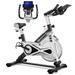 Goplus Indoor Stationary Exercise Cycle Bike Bicycle Workout w/ Large