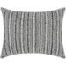 Mina Victory Luminescence Arrowhead Stripes Pewter Throw Pillow by Nourison (12-Inch X 16-Inch)