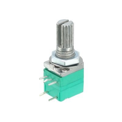 RV097NS 10K Ohm Variable Resistors Single Rotary Carbon Film Taper Potentiometer - 1.06 x 0.35 x 0.43" (L*W*H)(not included pin)