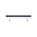 Top Knobs Hopewell 3-3/4 Inch Center to Center Bar Cabinet Pull from - Polished Chrome