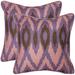 SAFAVIEH Easton 22-inch Lavander Decorative Pillows (Set of 2)
