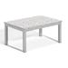 Oxford Garden Travira Lite-Core Granite Ash Coffee Table with Powder Coated Aluminum Frame