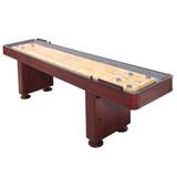 Hathaway Challenger Dark Cherry Finish 12-Foot Shuffleboard Table - 12-ft