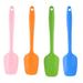 4pcs Silicone Heat Resistant Scraper Flipping Turner NonStick Utensils - 8.5" x 1.9", 4pcs