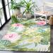 SAFAVIEH Barbados Zalja Tropical Indoor/ Outdoor Waterproof Patio Backyard Rug