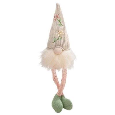 Light Up Dangle Leg Spring Gnome - H - 12.00 in. W - 5.00 in. L - 5.00 in.