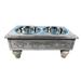 Iconic Pet Raised Wooden Pet Double Diner with Stainless Steel Bowls