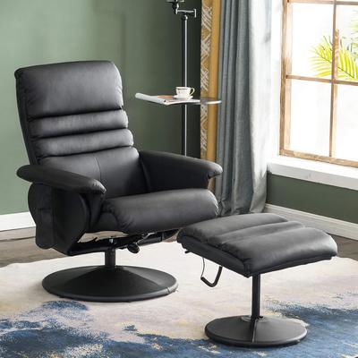 MCombo Swivel Massage Recliner Chair with Ottoman Wrapped Base 7902