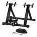 Portable Folding Steel Bicycle Indoor Exercise Training Stand - 23.5" x 21" x 15.5" (L x W x H)