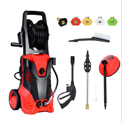 3000 PSI Electric High Pressure Washer With Patio Cleaner -Red - 11.5'' x 11'' x 29''(L x W x H)