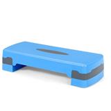 26" Aerobic Exercise Cardio Stepper with Riser-Blue - 26" x 11" x 4"-6" (L x W x H)