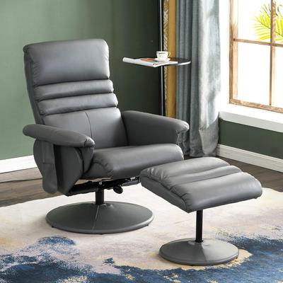MCombo Swivel Massage Recliner Chair with Ottoman Wrapped Base 7902